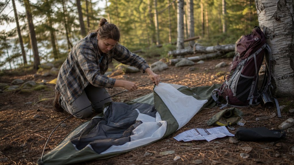 choose campsite wisely prepare