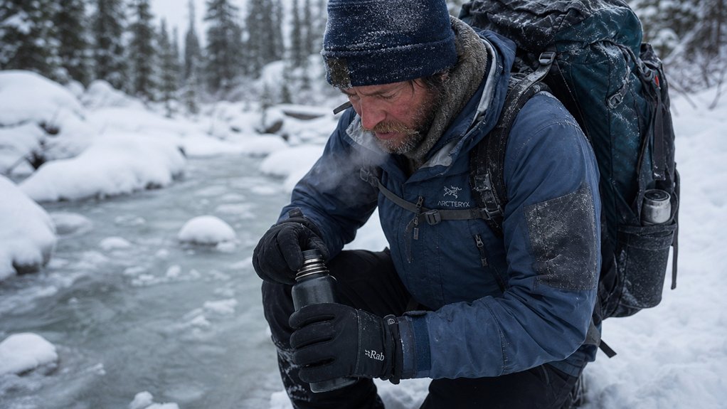 stay hydrated winter hiking