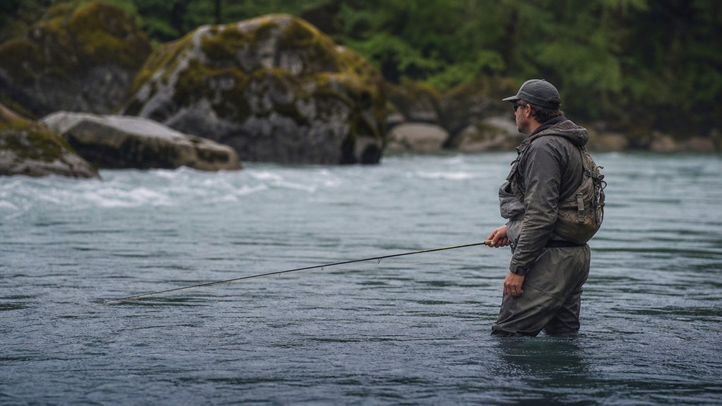 temperature influences fishing technique